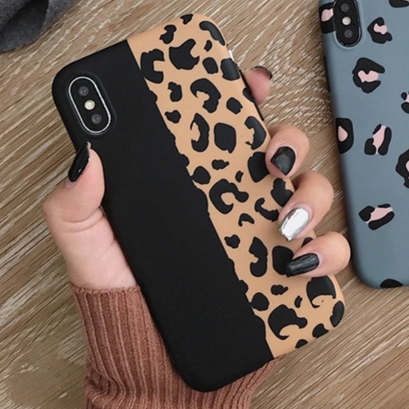 iPhone case Color block leopard print - Picture 3 of 3